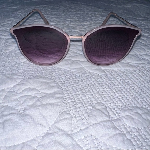 J. Crew Sunglasses Women Pink Round Mauve Gold - Picture 5 of 10
